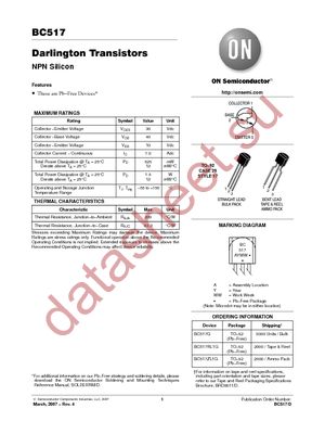 BC517ZL1 datasheet  